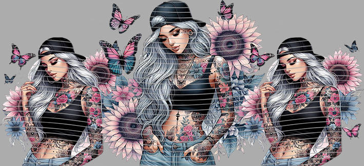 16oz Sunflower Girl-SU-242